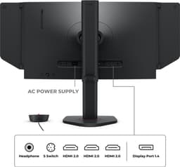 BenQ ZOWIE XL2566X+ eSports & Gaming Monitor 400Hz - HDMI - DP - New Fast TN Panel - XL Setting to Share - Schaduwkap - DyAc 2 - 24 inch — thumbnail 4