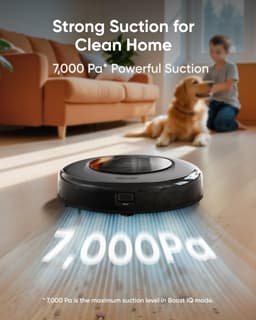 eufy Clean Omni C20 Robotstofzuiger met reinigingsstation - Robot Vacuum - 7.000 Pa Zuigkracht, Ronddraaiende Dweilpads, Met Objectdetectie, 8,5 cm Ultraplat Design, Zwart — thumbnail 6