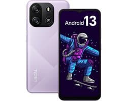 Smartphone Oscal Blackview FLAT 1C 6.517'' 4GB+32GB-SD 1TB 8MP+5MP 4700mAh Android 13 Dual SIM - Paars