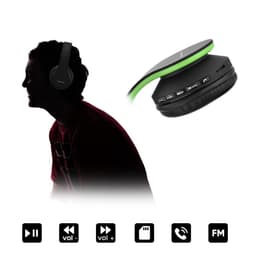 PowerLocus P1 Bluetooth Koptelefoon – Draadloos – Over Ear – Met Microfoon – Inklapbaar - incl. Hoes – Zwart/Groen — thumbnail 6