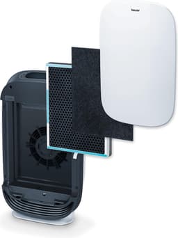 Beurer LR 500 Connect Luchtreiniger - 3 x Filter: voorfilter + HEPA H13 filter + actief koolfilter en UV licht – Tot 106 m2 – Wifi - App - Nachtmodus – Timer – 4 Standen + Turbo – Magic LED display – Kleurweergave luchtkwaliteit - 3 Jaar garantie — thumbnail 9