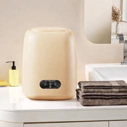 Delightness Mini Wasmachine - Draagbare Wasmachine - Camping - Reis Wasmachine - Kamperen - 220V - Beige — thumbnail 7