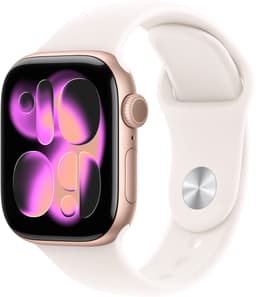 Apple Watch 11 - Wifi - 42mm - Rose Goudkleurig Aluminium Case with Light Blush Sport Band - M/L — thumbnail 3