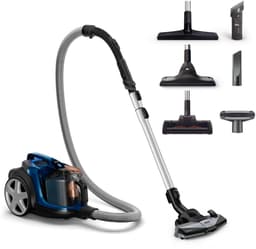 Philips Stofzuiger zonder Zak FC9747/09 - Zuigmond met LED Verlichting - Lang Snoer - Alle Vloertypen - Met HEPA 13 Allergiefilter - Incl 3 Extra Mondstukken - Zwart — thumbnail 12