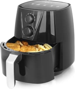 REN® Airfryer xl - Airfryer xxl - Heteluchtfriteuse - 3,8 Liter - zwart - 26cm x 32cm x 30cm — thumbnail 1