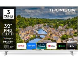 Thomson 32FQG3S15CW - 32" Full HD QLED Google TV - Wit