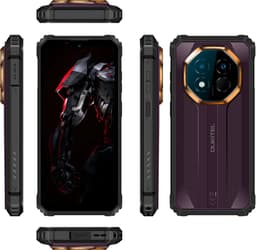 OUKITEL G7 Rugged Smartphone 2026 nieuw - 24GB RAM - 256GB ROM - 6,52 inch - 10600 mAh - Android 16 - IP68/IP69K Outdoor telefoon - Gemini Ai - 64MP Camera - NFC GPS - Paars — thumbnail 3