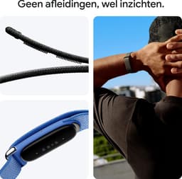 Google Fitbit Air Lavender - Activity Tracker - Met Blauw/Paars Actiesportbandje met klittenband — thumbnail 10