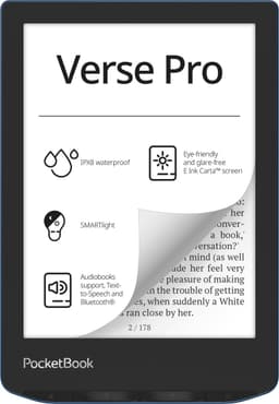 PocketBook Verse Pro Azure e-reader – Inclusief Transparant Paars Hoesje (shell cover) – Voordeelbundel — thumbnail 9