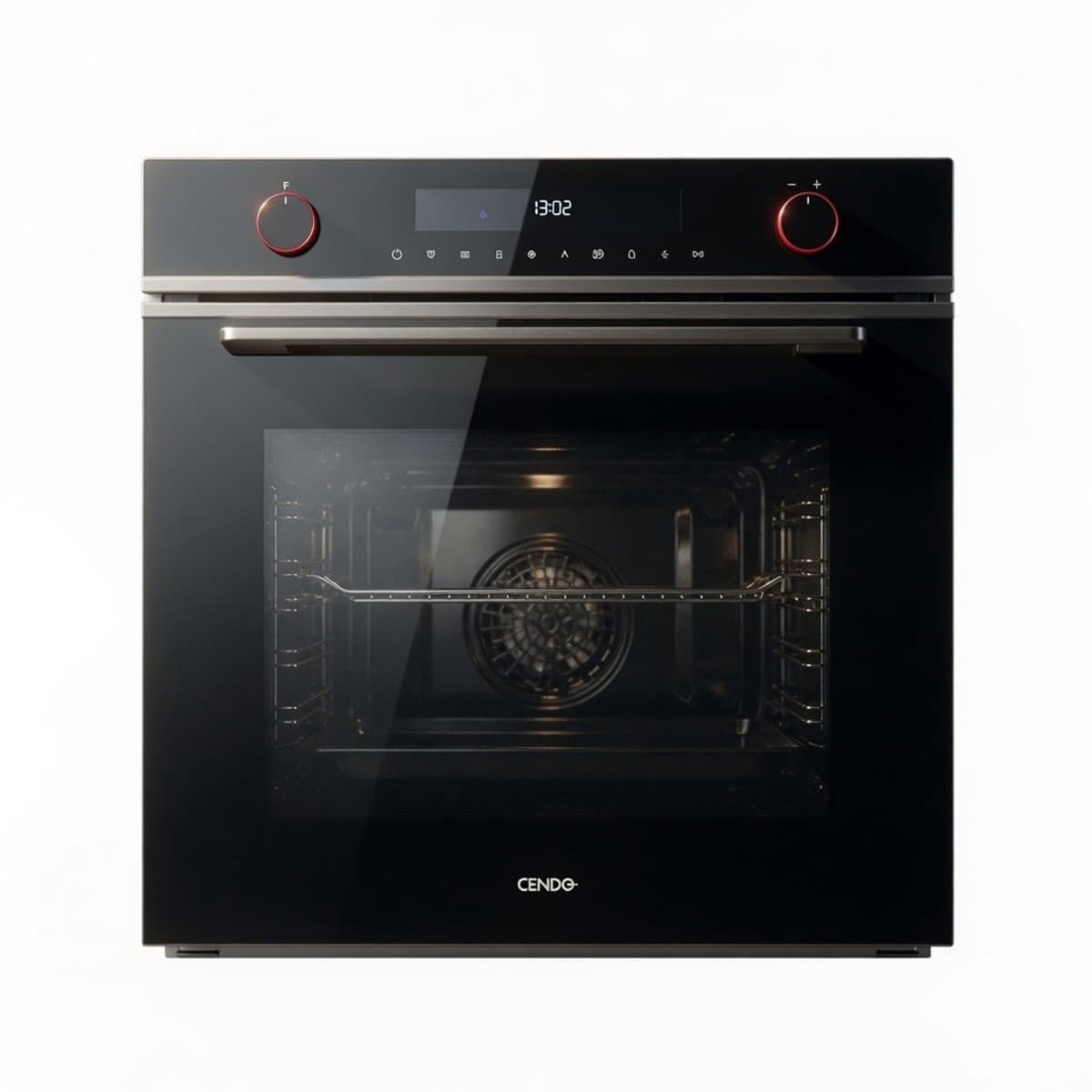 CENDO COM72L-T&K - Combi Oven met Magnetron - 60 cm - 72 Liter - Zwart - 250 Graden — afbeelding 1