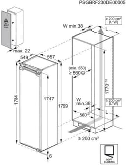 AEG NSF6D181DC | Inbouw koelkast 178 cm | D | CustomFlex — thumbnail 5