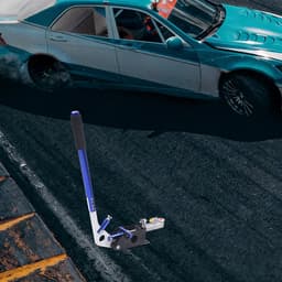 Hydraulische Handremhendels Blauw Universele Racehandrem Voor Handremmen Van De Verticaal Geplaatste Rally- En Drift-Handrem — thumbnail 3