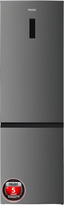 BONN388-NFD-040AIN - Koelvriescombinatie - Zuinig A-Label - 201 cm Hoog - Display - Fast Freeze - Multiflow - 5 Jaar Garantie - 377L - No Frost - Inox — thumbnail 1