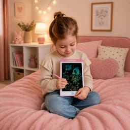 Tekenbord kinderen Kiraal - Tekentablet - LCD Tekentablet kinderen - Grafische tablet kinderen - Kindertablet Roze — thumbnail 5