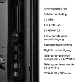 MEDION 125,7 cm (50 inch) televisie (smart-tv, Dolby Vision HDR, VIDAA Store, Netflix, Prime Video, Disney+, DAZN, Paramount+, HbbTV, PVR, Bluetooth, MD 850300) — thumbnail 5