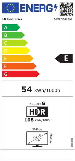 LG 50MRGB86B9A - 50 inch - 4K RGB MiniLED - 2026 — thumbnail 2