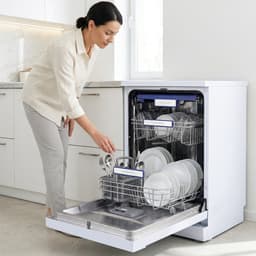 Heinner HDW-FSM45710AWD+++ Vrijstaand Slanke Vaatwasser – 10 Couverts – Elektronische Bediening – Automatische Deuropening – LED Display – Wit – 5 Jaar Garantie — thumbnail 10