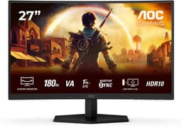 AOC G4 C27G42E - Full HD Curved Gaming Monitor - 180hz - 0.5ms - 27 inch — thumbnail 1