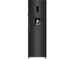 NextNorm NN373-1DKK-B - Luxe Enkeldeur koelkast 373L - ECO energy D - Water Dispenser - Display - LED Licht - Metal Shield Achterwand (RVS) - Easy Handle