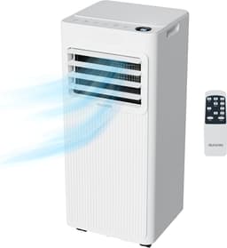 Auronic Mobiele Airco - 7.000 BTU - 3-in-1 - Airconditioning met 2 Raamafdichtingskits - Ventilator - Ontvochtiger - tot 20m² koelen - Wit — thumbnail 1