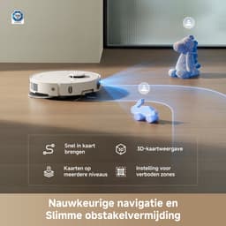Dreame L10s Ultra Gen 3 Set – Robotstofzuiger met Dweil - 25.000 Pa Zuigkracht - Automatische Leeg- & Zelfreinigende Dweilfunctie - Custom Clean™ Technologie - Slimme zijborstels — thumbnail 14