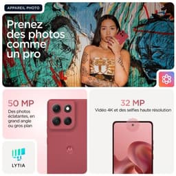 Motorola moto g86 5G - 8/256GB - Pantone Chrysanthemum (Roze) — thumbnail 17