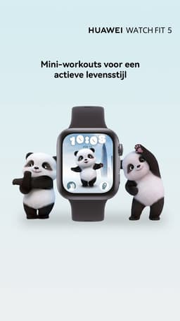 HUAWEI WATCH FIT 5 Wit Smartwatch - Premium ontwerp - Geavanceerde Buiten workoutmogelijkheden - Professioneel gezondheidsmonitoring met TruSense - Compatibel met iOS & Android — thumbnail 12