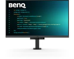 BenQ RD320UA 32” 4K Eye-Care Programmeermonitor met 2000:1 contrastratio - Nano Matte Panel - MoonHalo - 90W USB-C - Codeermodi - Night Hours Protection - Ergonomische standaard - Eye Care-technologie