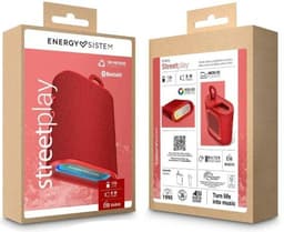Dankzij de draagbare Bluetooth®-luidsprekers Energy Sistem StreetPlay Cherry Rood 8 W — thumbnail 3