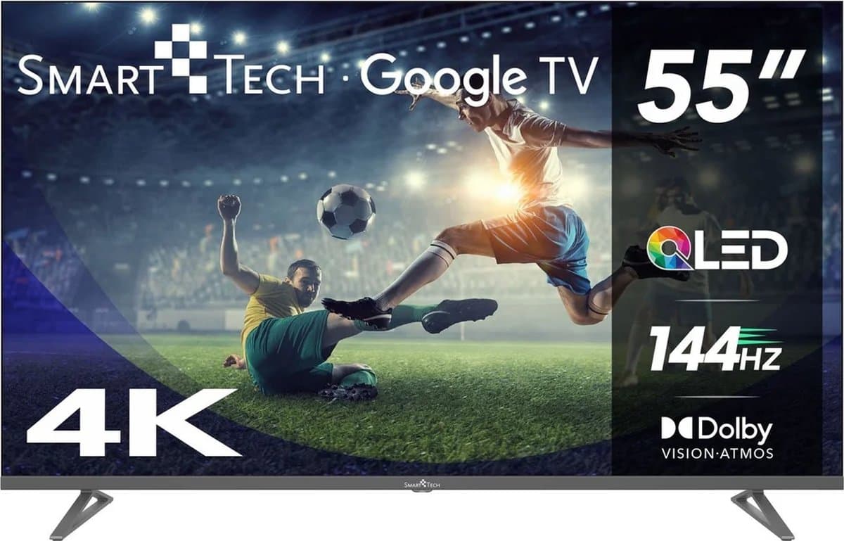 Smart-Tech 55QG04G - 55 inch 4K 144Hz QLED TV — afbeelding 1