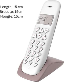 ApexArte® Huistelefoon - Senioren Telefoon Vaste Lijn - GSM - Taupe — thumbnail 5