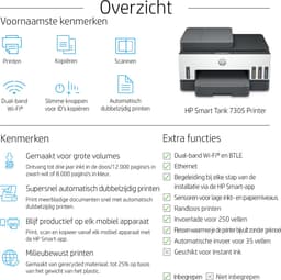 HP Smart Tank 7305 - All-in-One Printer - Inclusief tot 3 jaar inkt - Grijs — thumbnail 7