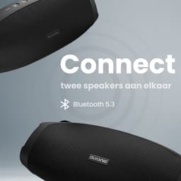 Auronic Boombox - Bluetooth Speaker - Draadloos - Muziek box - AUX en SD-kaart Aansluiting - Zwart — thumbnail 5