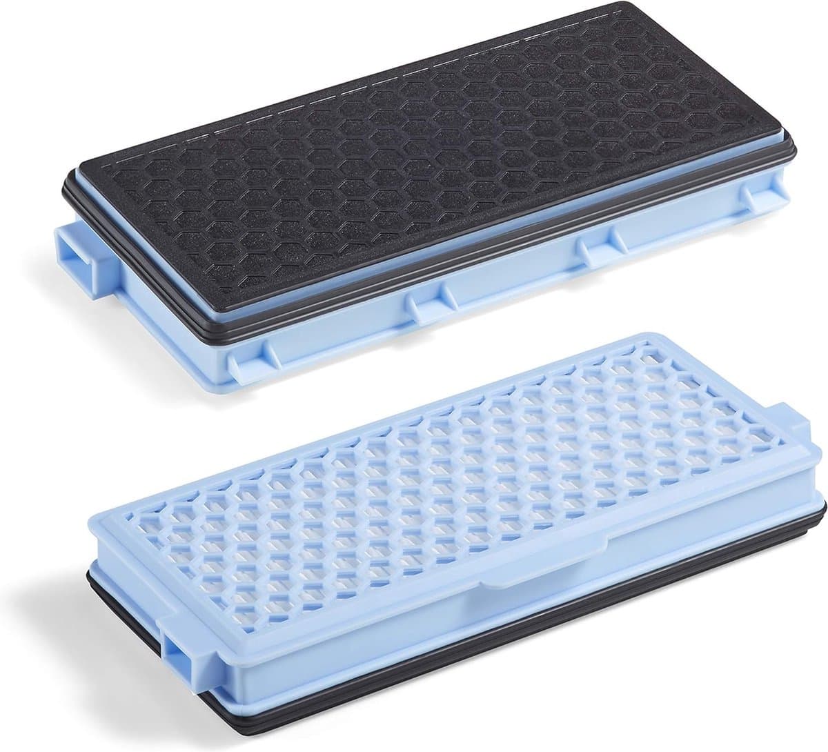 2x Supremery HEPA-filter compatibel met Miele SF-HA 50 stofzuigerfilter met actieve kool tegen geuren voor S8000 S6000 S5000 S4000-serie Complete C2 C3 Compact C1 C2 S8340 S6240 S5211 — afbeelding 1