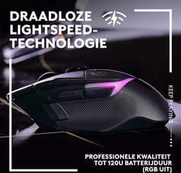 Logitech G502 X Plus - Draadloze Gaming Muis - Rechtshandig - Optisch - RGB - Zwart — thumbnail 20