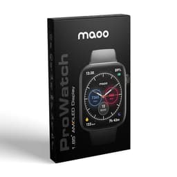 Maoo ProWatch AMOLED Smartwatch Dames en Heren - Milanese Bandje en 3 Siliconen Bandjes - Stappenteller - Hartslagmeter- Bloeddrukmeter - Slaapmonitor - Multisport - Geschikt voor Android en iOS - Zilver — thumbnail 4