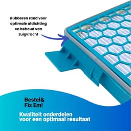 Fixem® - Geschikt voor Miele filter Boost CX1 - Stofzuiger filter - SF-HY60 - 1x — thumbnail 7