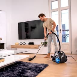 AG3100 Stofzuiger Zonder Zak - Stofzuigers - Vacuum Cleaner Zakloos - Geschikt Voor Dierenharen -900W - Sterke Zuigkracht - Blauw — thumbnail 2