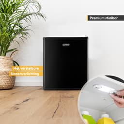 TZS First Austria Mini koelkast - Minibar - 30 liter - Vrijstaand - Volledig stil 22dB - Zwart — thumbnail 5