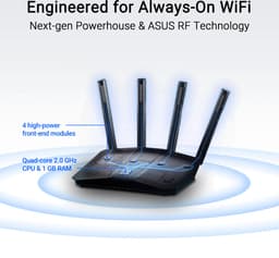 ASUS RT-BE58U - Extendable Router - WiFi Versterker - WiFi 7 - Dual-Band - AiMesh - 2.5G Poort — thumbnail 12