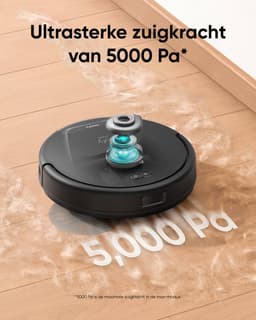 eufy Clean L60 Hybrid Robotstofzuiger met dweilfunctie - Robot Vacuum - 5.000 Pa Zuigkracht, Bestuurbaar via smartphone — thumbnail 6