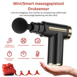 FlexVer® Massage Gun - Pistool - Theragun - 4 Opzetstukken - Zwart — thumbnail 5