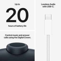 Apple – AirPods Max 2 – Draadloze over-ear koptelefoon – Midnight — thumbnail 2