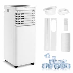 NETTLIFE Mobiele Airco 3-in-1 | 9000 BTU | Met Afvoerslang | Afstandsbediening LED Display Timer Wielen & Draaggreep | Voor Ruimtes Tot 25 m² — thumbnail 1