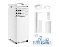NETTLIFE Mobiele Airco 3-in-1 | 9000 BTU | Met Afvoerslang | Afstandsbediening LED Display Timer Wielen & Draaggreep | Voor Ruimtes Tot 25 m²