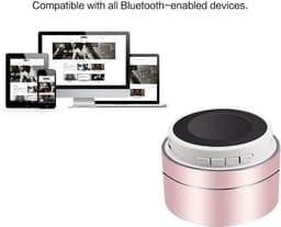 TuseRxln Bluetooth-speaker – Draagbare luidspreker – Intense bas, HiFi-stereo – 1 stuks – Zwart — thumbnail 4