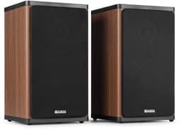 Draadloze speakers - Audizio BS20 speakerset - Luidspreker boxen met Bluetooth - Oplaadbare accu - Houtlook — thumbnail 10