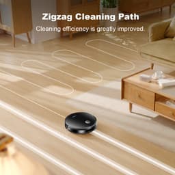 LIECTROUX C7 Robotstofzuiger met Dweilfunctie 2-in-1, 6000Pa Sterke Zuigkracht, WiFi/App & Afstandsbediening, Compatibel met Alexa en Google Assistant, Geschikt voor Dierenharen, Tapijt en Harde Vloeren — thumbnail 5