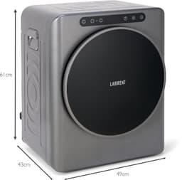 Labirent LTMW3-ZG8 - Mini Wasdroger - 3kg Laadvermogen - Luchtafvoerdroger- 1000W - Vrijstaand - Antraciet — thumbnail 3