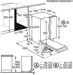 AEG FSB52617Z 6000 serie SatelliteClean® - Inbouwvaatwasser - AirDry - 13 couverts — thumbnail 2